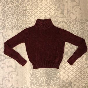SOLD - Wilfred Corteta Crop Knit Sweater Red